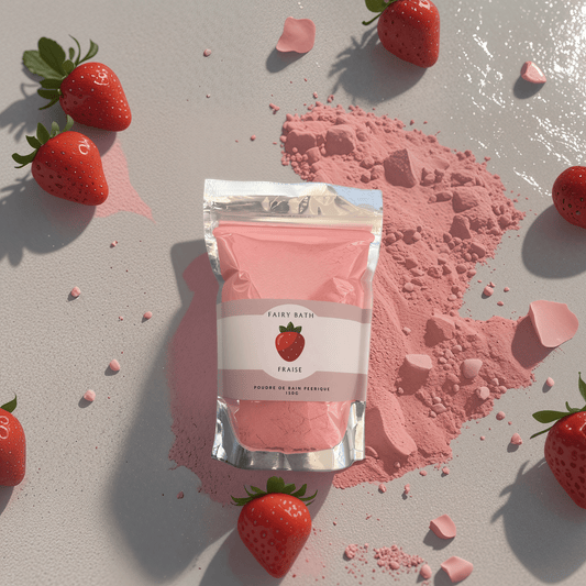 Poudre de bain - Fraise